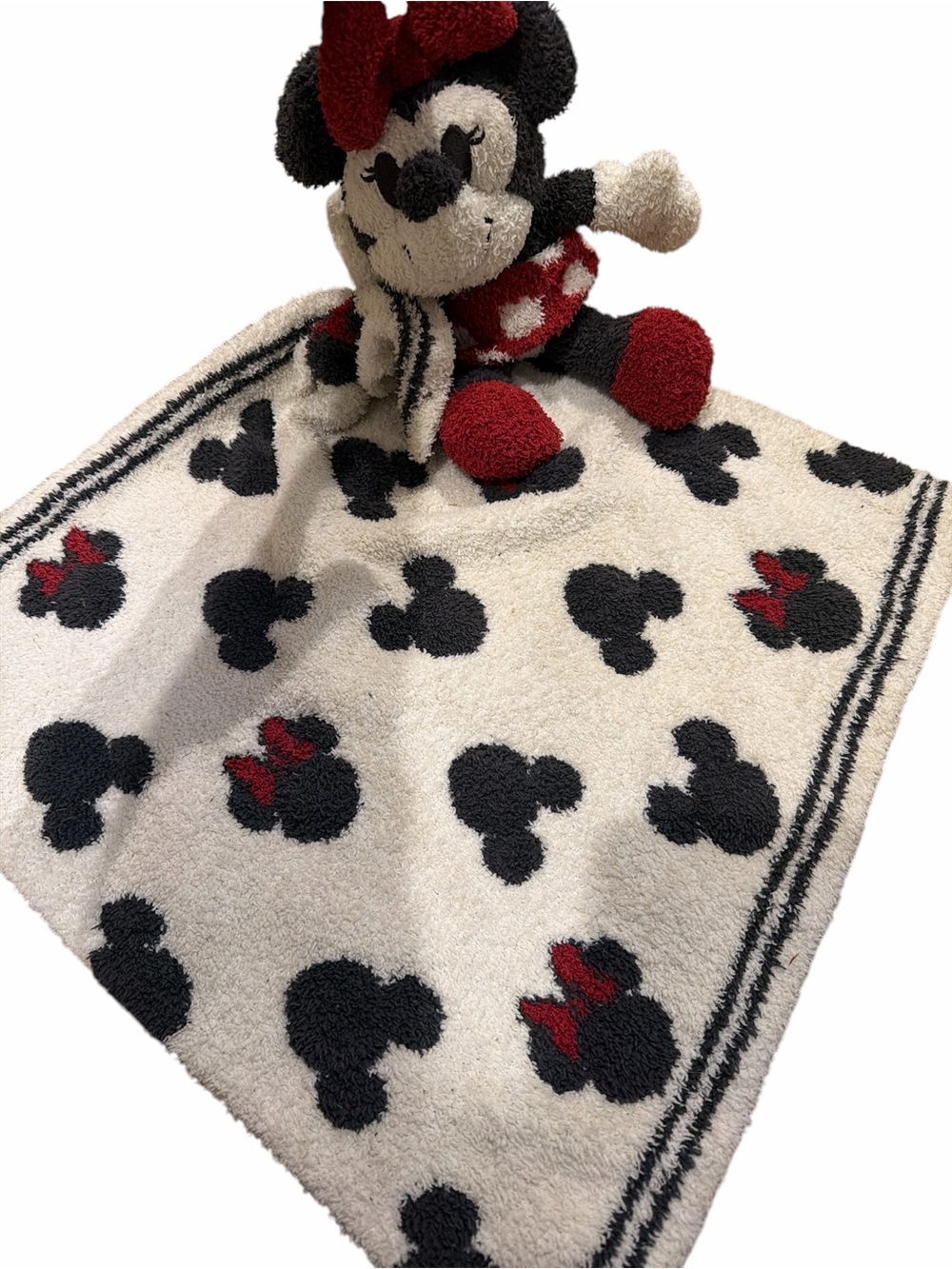 Barefoot Dream Cozy Chic Minnie Mouse Blanket Cuddle Lovey